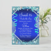 Sous le bleu de la mer Sweet 16 Invitation (Debout devant)