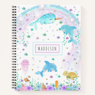 Sous le carnet de bord de mer - Dauphin, Narwhal