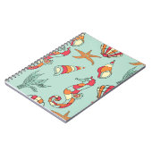 Sous le carnet de notes à spirale de mer (Côté gauche)