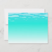 Sous le carte de remerciements de mer (Dos)