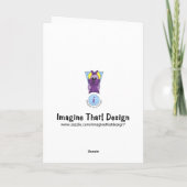 Sous le carte de remerciements de mer (Dos)