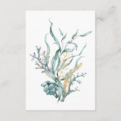 Sous le Carte de remerciements du Baby shower des (Dos)