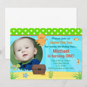 Sous le carte photo de l'invitation 5x7 (Devant / Derrière)