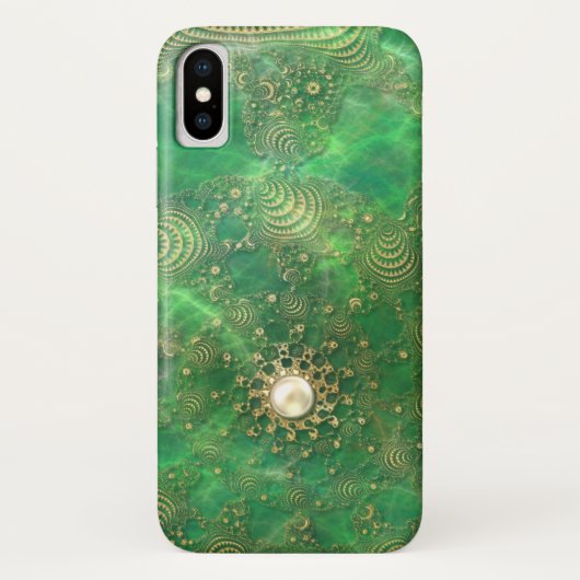 Sous le coque iphone-Mate de la mer d'Emeraude (Dos)