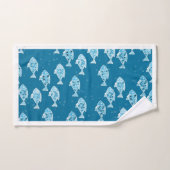 Sous le design du poisson de mer (Serviette à main)