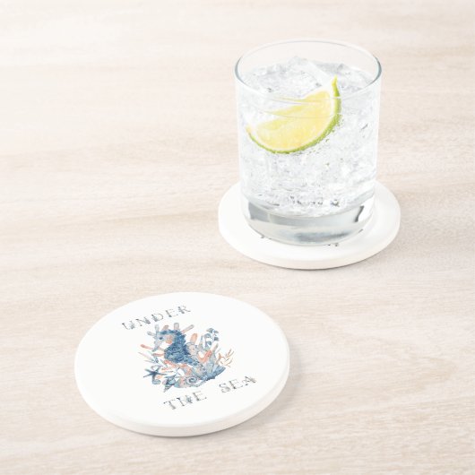 Sous le Dessous de verre de grès de mer (Côté)