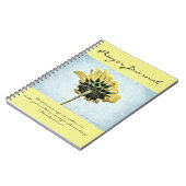 Sous le journal de prière de tournesol (Côté gauche)