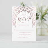 Sous le mariage Willows RSVP Rose Gold (Debout devant)