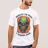 Sous Le Masque - T-Shirt Halloween (Devant)