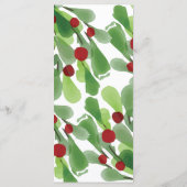 Sous le menu Mariage de la Mistletoe de Noël (Dos)