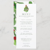 Sous le menu Mariage de la Mistletoe de Noël (Devant / Derrière)