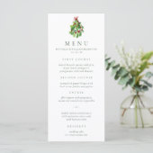 Sous le menu Mariage de la Mistletoe de Noël (Debout devant)