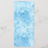 Sous le menu Mariage Sea Blue Gold (Dos)