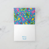 Sous le Merci de mer 1er Anniversaire Cartes (Intérieur)