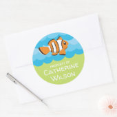 Sous le nom de l'école de la mer Étiquettes | Coul (Enveloppe)