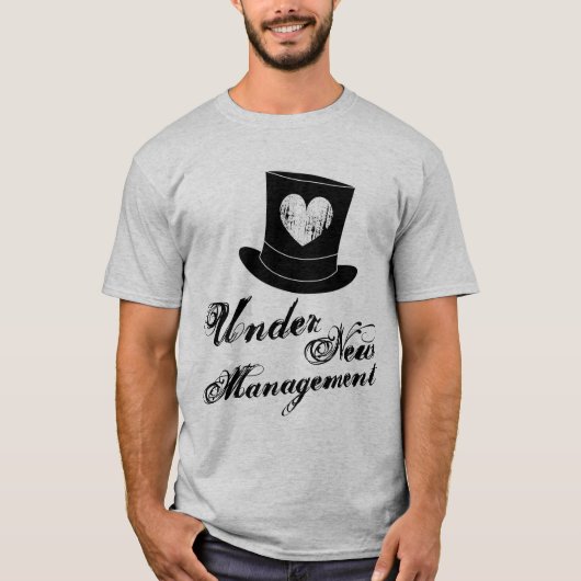 Sous le nouveau t-shirt mannequin pour homme marié (Devant)