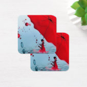 Sous le parapluie rouge (Bureau)