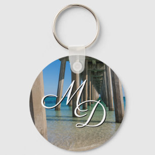 Sous le porte-clés du quai de la plage de Pensacol