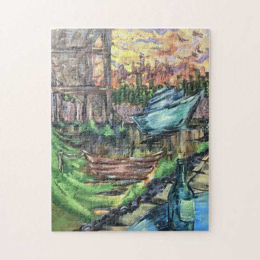 Sous le puzzle du pont (Vertical)