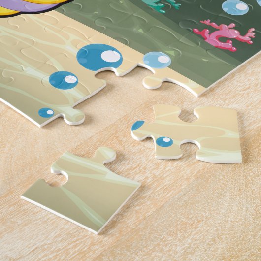 Sous le puzzle marin (Côté)