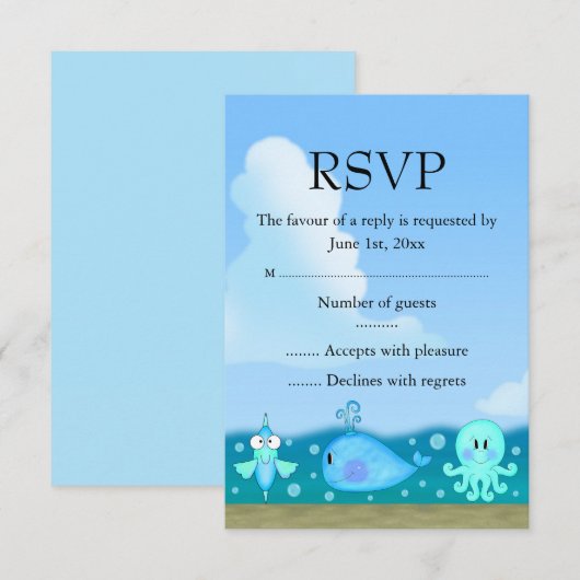 Sous le RSVP Sea (Devant / Derrière)