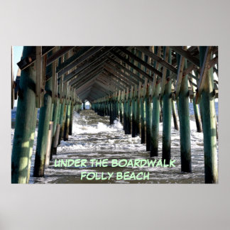 Sous le tableau Marche Poster