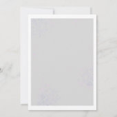 Sous le thème de la mer 2e carte d'invitation anni (Dos)