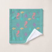 Sous le thème marin Ocean Blue Towel Set (Gant de toilette)