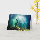 Sous l'eau - Carte de voeux (Fleur jaune)