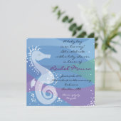 Sous l'eau de mer Baby Boy Shower Invitation (Debout devant)