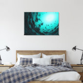 Sous l'eau - Impression de toile (Insitu(Chambre))