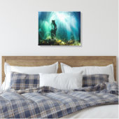 Sous l'eau - Toile enveloppée (Insitu(Chambre))