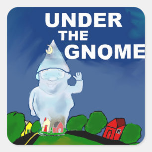 Sous les autocollants de gnome