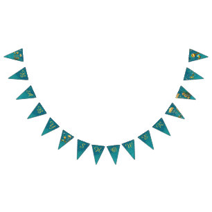 Sous les drapeaux d'étamine de baby shower de mer