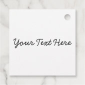 Sous les étiquettes cadeaux d'arbre de Noël (Dos)