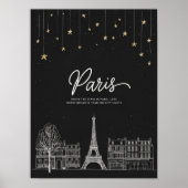 Sous les étoiles à Paris I Poster (Devant)