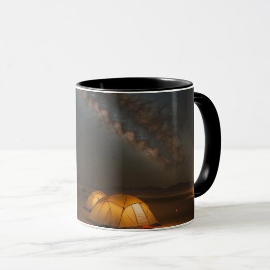 Sous les étoiles : Ciel et Camp Mug (Devant droit)
