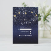 Sous les étoiles Nuit étoilée Or Bleu Réponse à la (Debout devant)