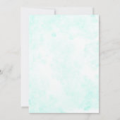 Sous Les Invitations D'Anniversaire De La Mer (Dos)