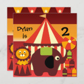 Sous les invitations du Grand Top Circus (Devant / Derrière)