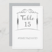 Sous les numéros de table des Mariages juifs de Ch (Devant / Derrière)