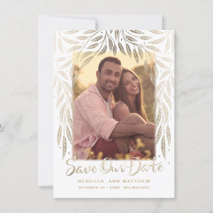 Sous les saules, Photo Save the Date Invitation