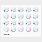 Sous les stickers Baby shower marin (Feuille)