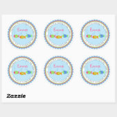 Sous les Stickers Poisson Mer (Feuille)