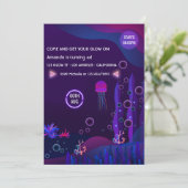 Sous l'étincelle de la mer Invitation de fête d'an (Debout devant)