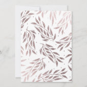 Sous l'or Faire-part de mariage Willows Rose (Dos)