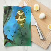 Sous-marin 20 serviettes de cuisine (Quart Plié)