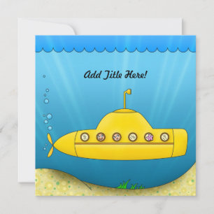 Sous-marin Jaune - Invitation En Mer