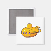 Sous-marin jaune | Magnet (Recto/Verso)