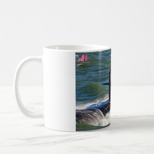 SOUS-MARINE D'ATTAQUE RAPIDE - SSN-750 Mug (Gauche)
